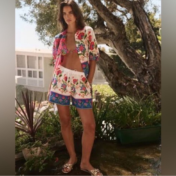 Johnny Was Pants - NWT JOHNNY WAS Rumba Easy
Short Swim Cover-Up